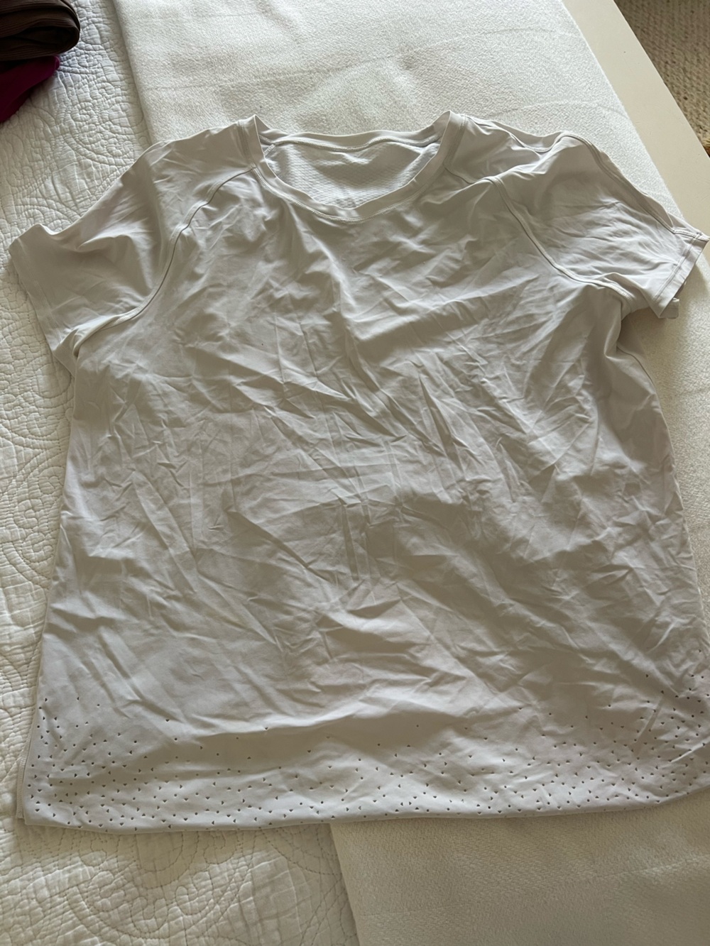 Lululemon white athletic top